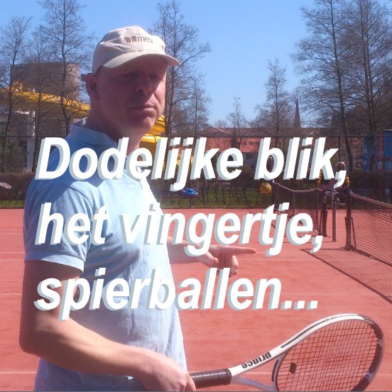 Eelko wint tennispartij