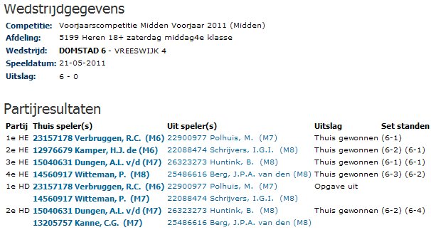 Dag 6 TC Domstad Vreeswijk